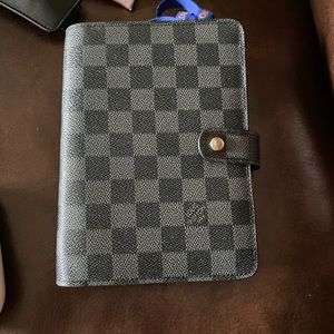 LV damier graphite mm agenda